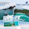 Tour Cano 4 Đảo với chi phí tự túc